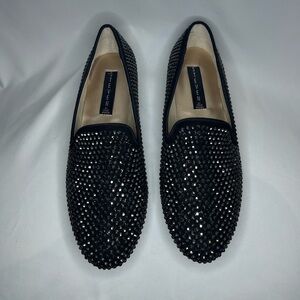 Steve Madden Black Studded Flats NWOT, Women’s Size 7M